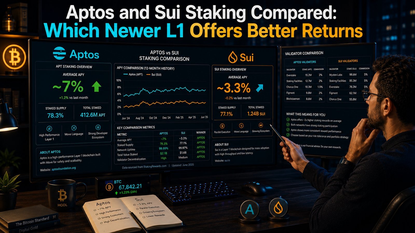 Aptos and Sui Staking Compared Which Newer L1 Offers Better Returns