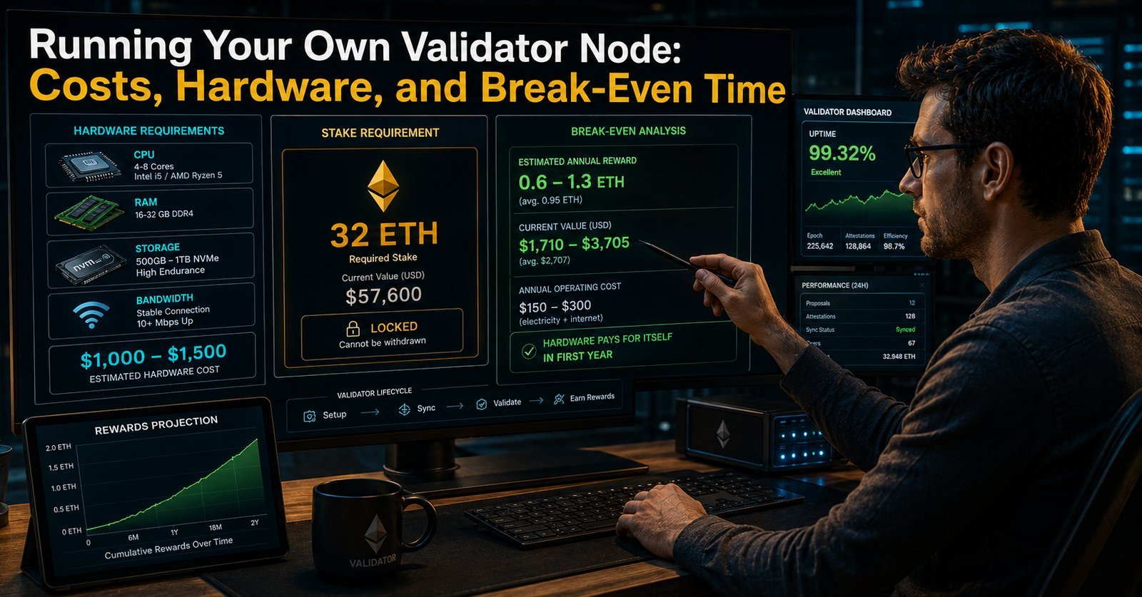 Running Your Own Validator Node Costs Hardware and Break Even Time