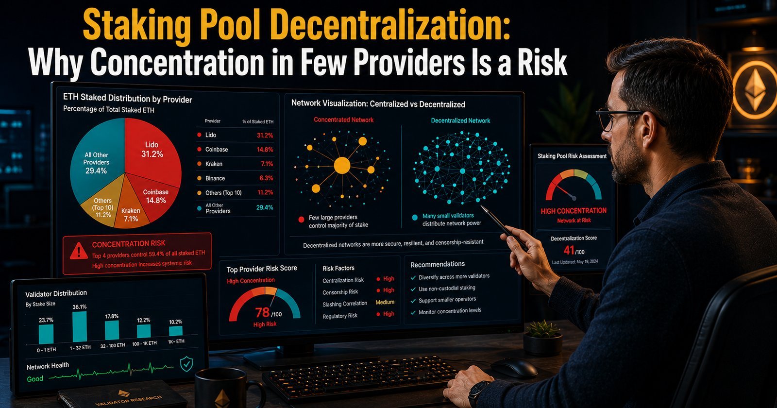 Staking Pool Decentralization Why Concentration in Few Providers Is a Risk