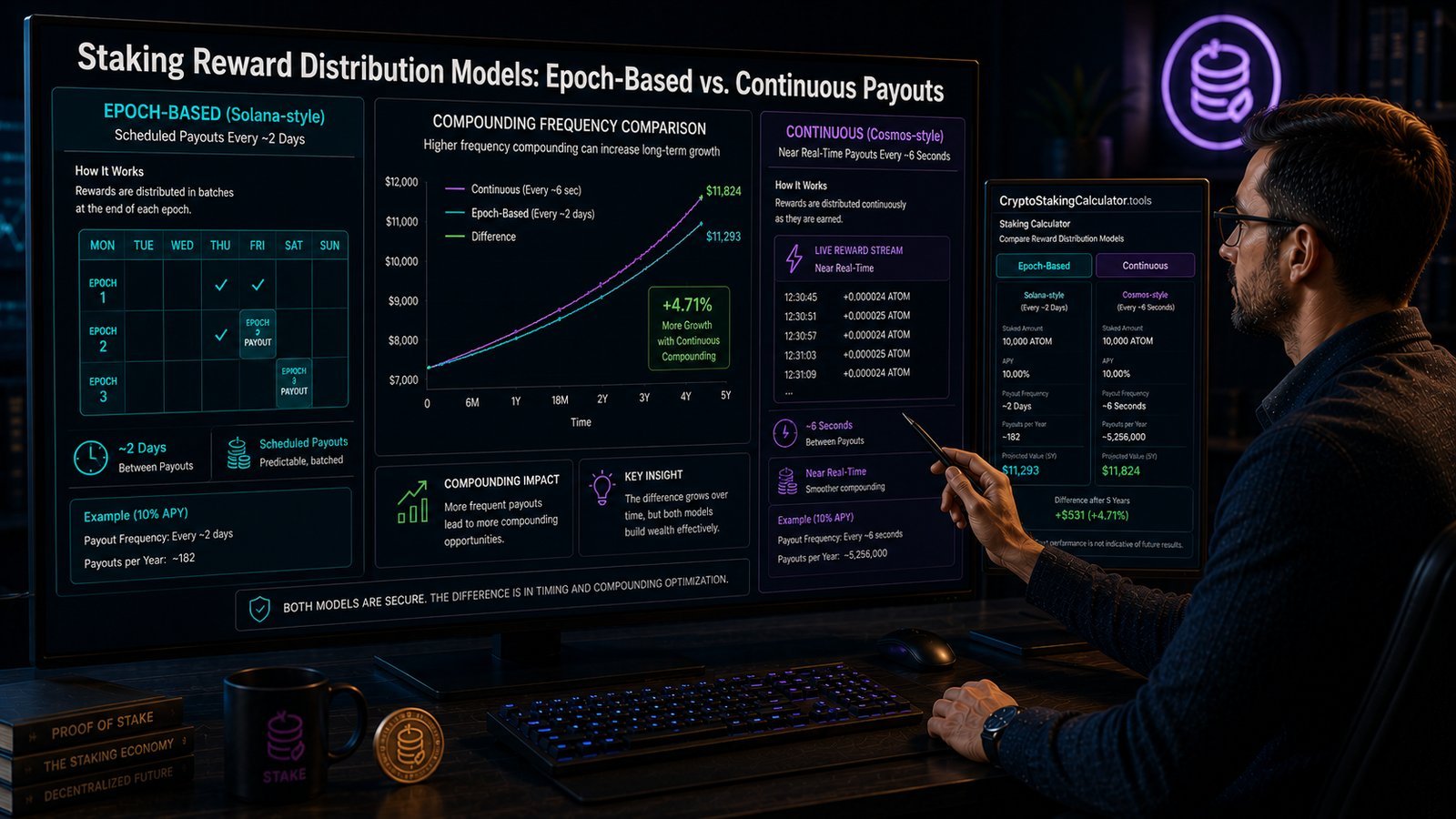 Staking Reward Distribution Models: Epoch-Based vs Continuous Payouts