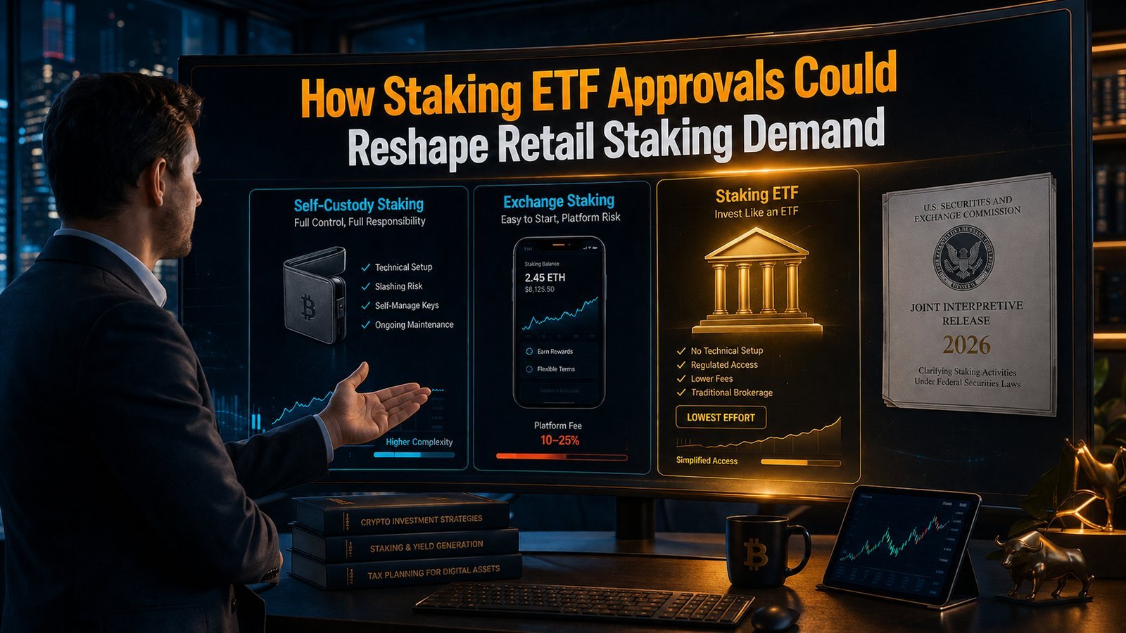 How Staking ETF Approvals Could Reshape Retail Staking Demand