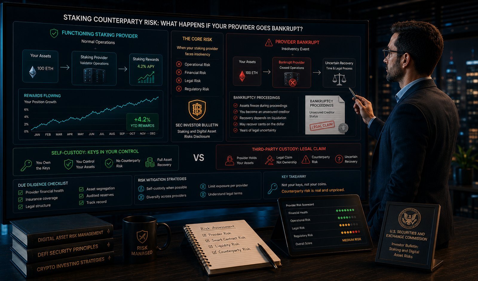 Counterparty Risk in Staking: What Happens If Your Provider Goes Bankrupt?