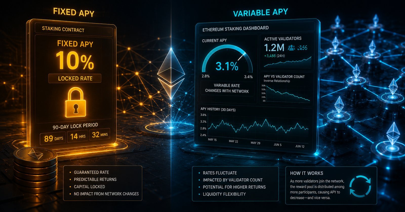 Fixed vs. Variable Staking APY: Understanding Rate Fluctuations