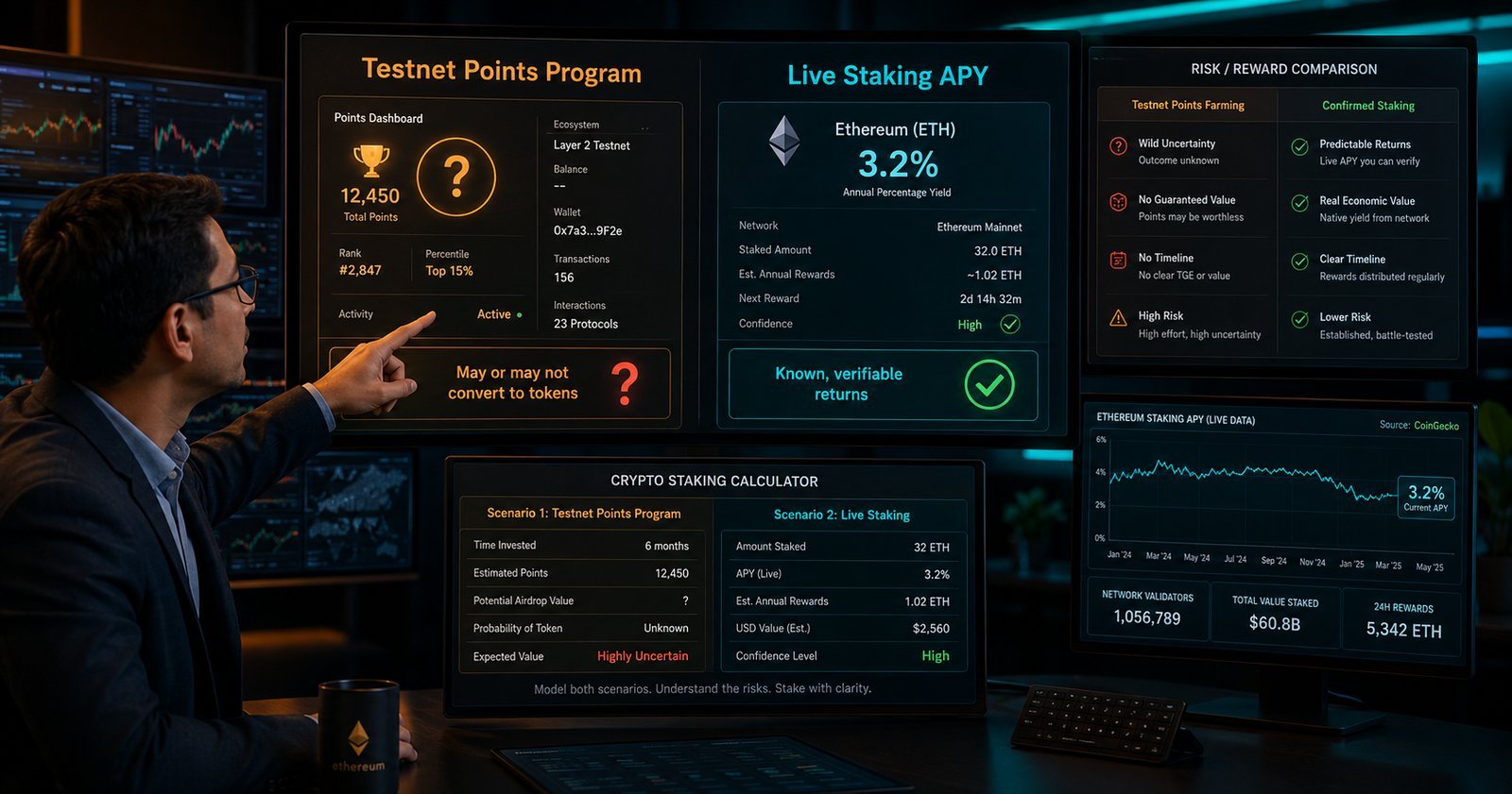 Testnet Staking and Points Programs: Are They Worth Your Time?