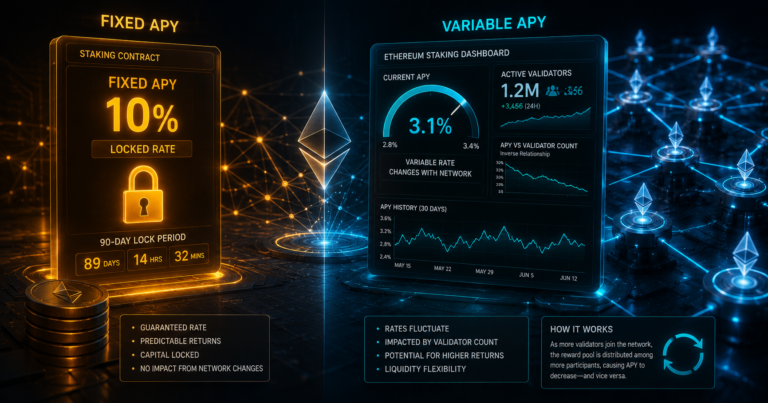 Fixed vs. Variable Staking APY: Understanding Rate Fluctuations